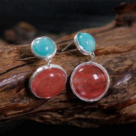 Lady-Candy-house-silver-Earring-gemstone-jewelry (2)